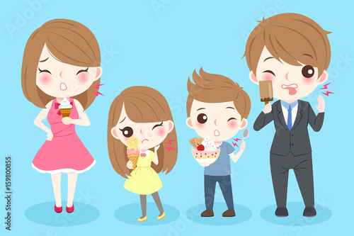 people with tooth sensitive