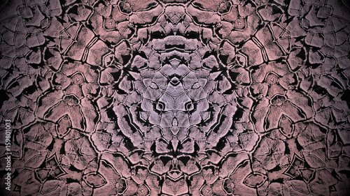 Abstract concrete cracks pattern