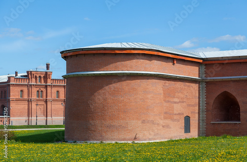 Golovkin bastion of the Peter and Paul Fortress in St. Petersburg photo