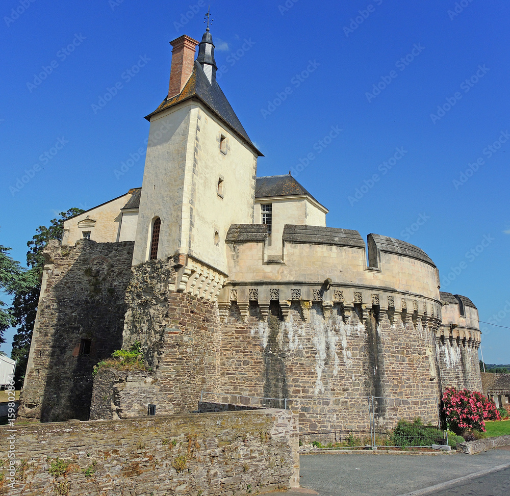 The castle of Ancenis, Loire-Atlantique département, France