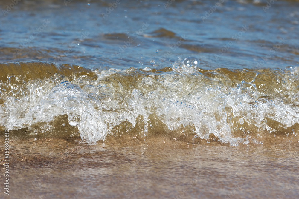 Clear baltic sea water.
