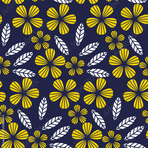 decorative leave and flower...