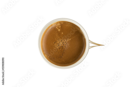 coffee, paper cup of coffee on isolate background