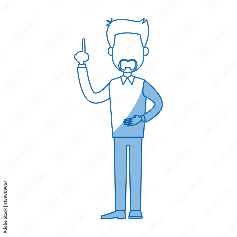 cartoon man standing character business people vector illustration cartoon man standing character business people vector illustration