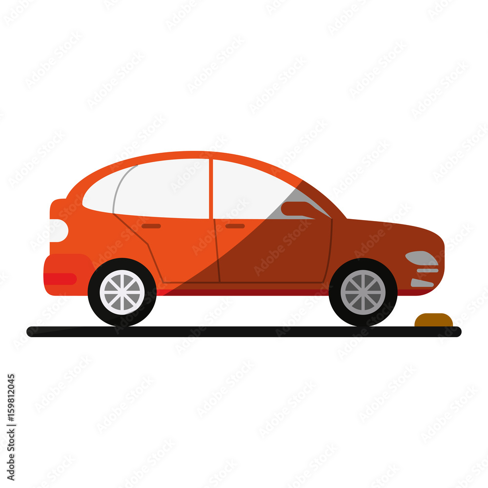 parked car sideview icon image vector illustration design parked car sideview icon image vector illustration design