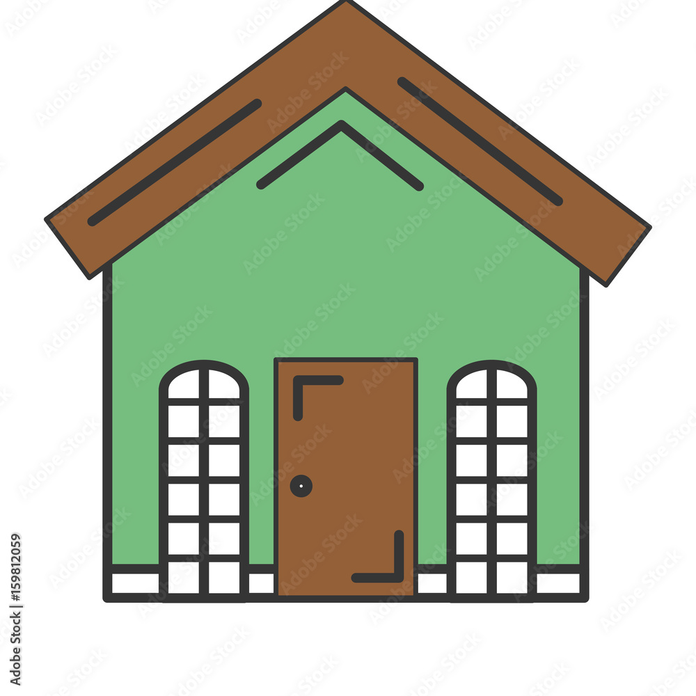 exterior house isolated icon vector illustration design exterior house isolated icon vector illustration design