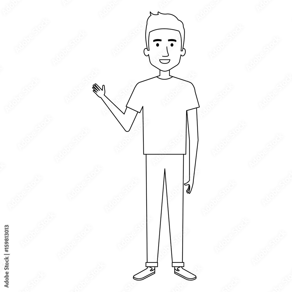 young man avatar character vector illustration design young man avatar character vector illustration design