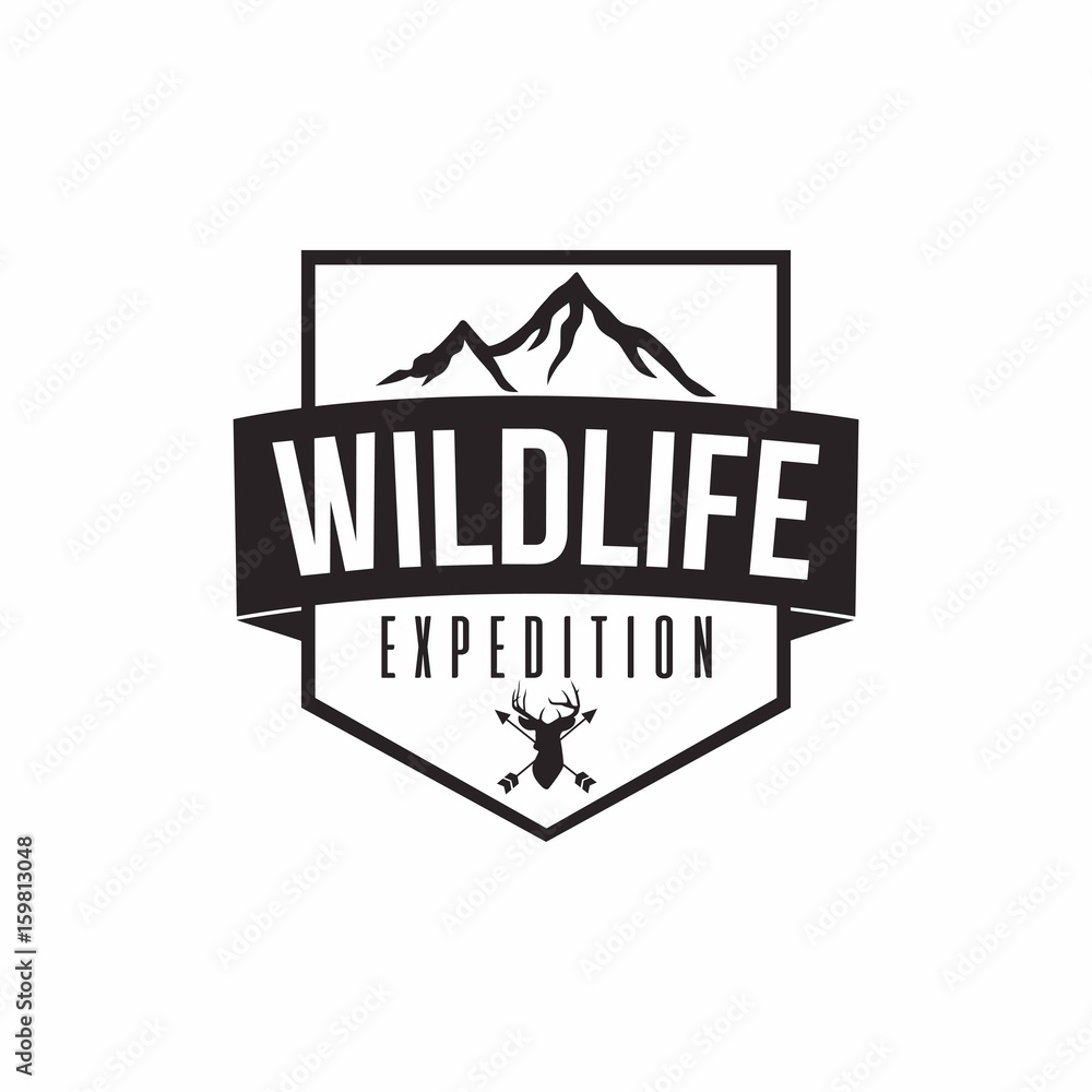 Wilderness Expedition Template Vector Design Wilderness Expedition Template Vector Design