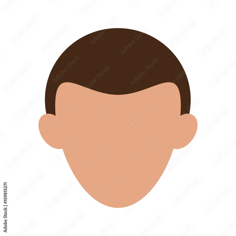 faceless man icon image vector illustration design 