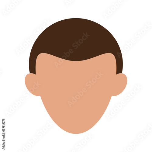 faceless man icon image vector illustration design 