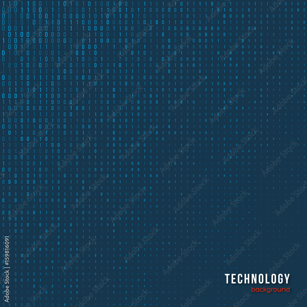 Obraz premium Abstract matrix digital background.
