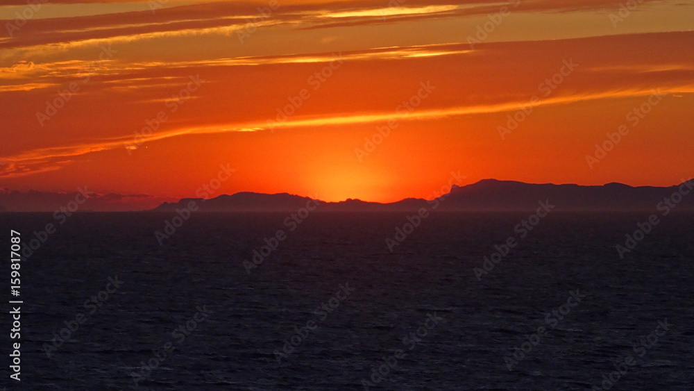 Fototapeta premium Tramonti sul Mare