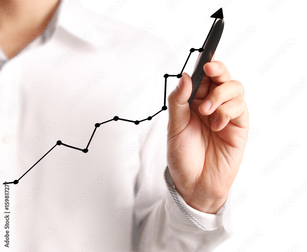 hand drawing chart show hand drawing chart show