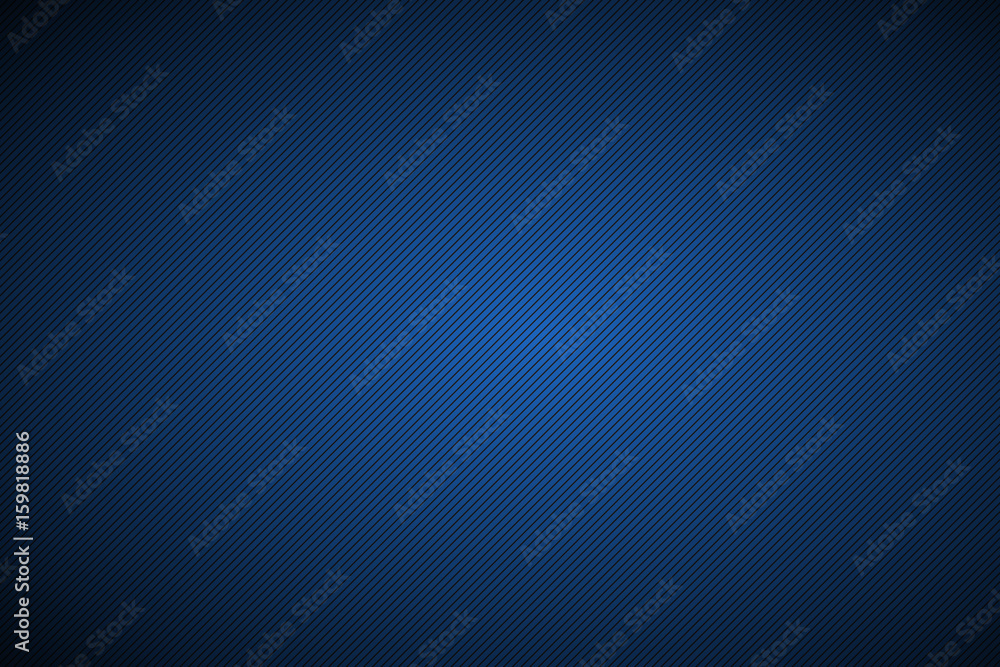 Black and blue abstract background with diagonal lines, vector illustration