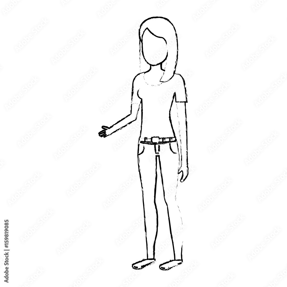 beautiful and young woman character vector illustration design beautiful and young woman character vector illustration design