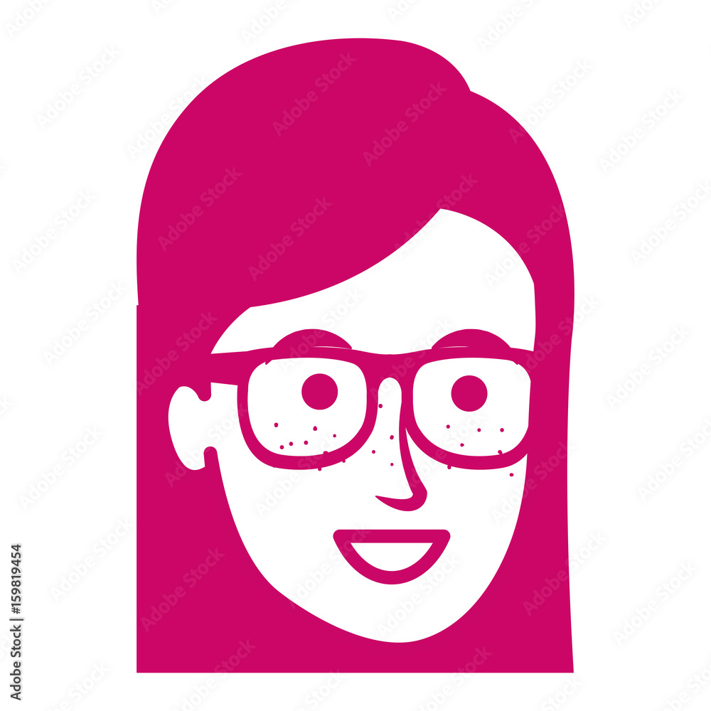 beautiful and young woman head character vector illustration design beautiful and young woman head character vector illustration design