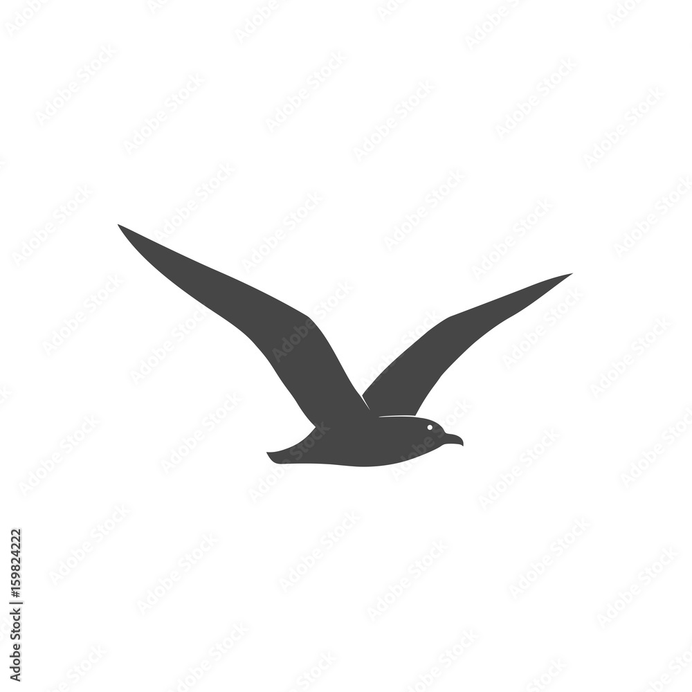 Obraz premium Seagull icon - vector illustration