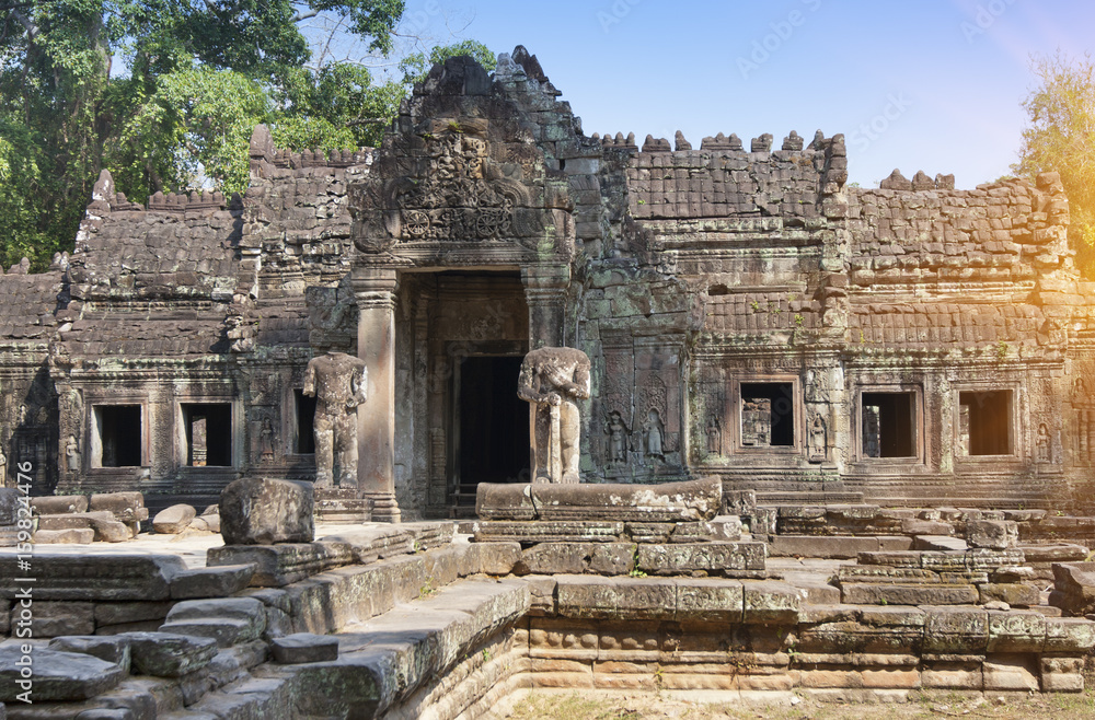 temple Preah Khan ruins(12th Century) in Angkor Wat, Siem Reap, Cambodia