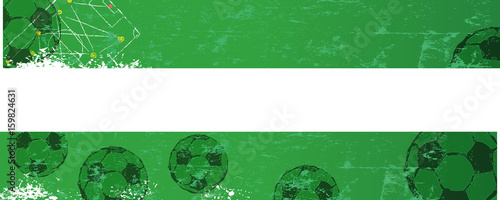Soccer / Football banners template,free copy space, vector