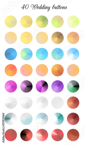 Wedding Tone Color Shade Background, Colorful gradient meshes
