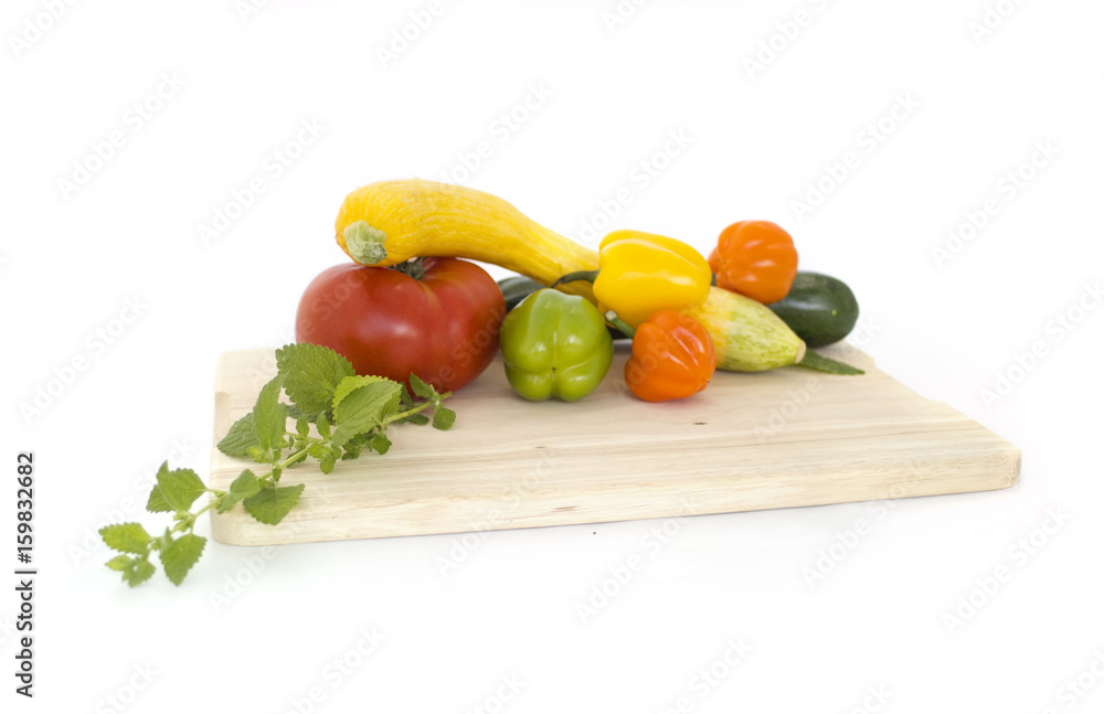 Fresh summer vegetables Fresh summer vegetables