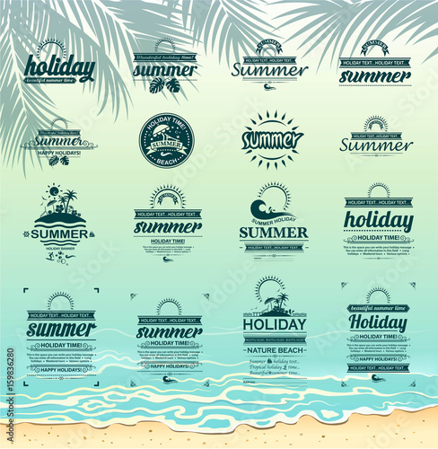 beach scenic labels