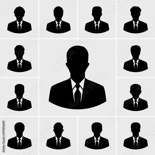 business man icons