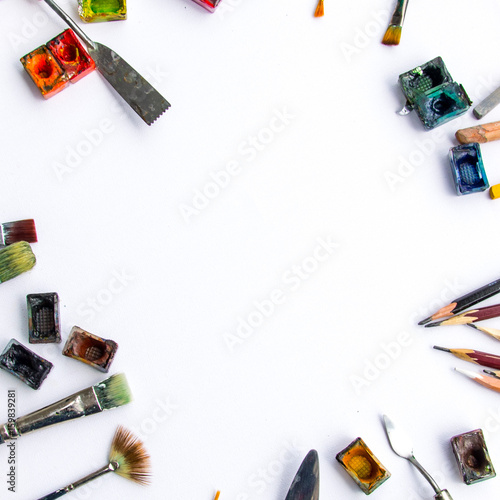 Artist window. Selection of artistic tools
