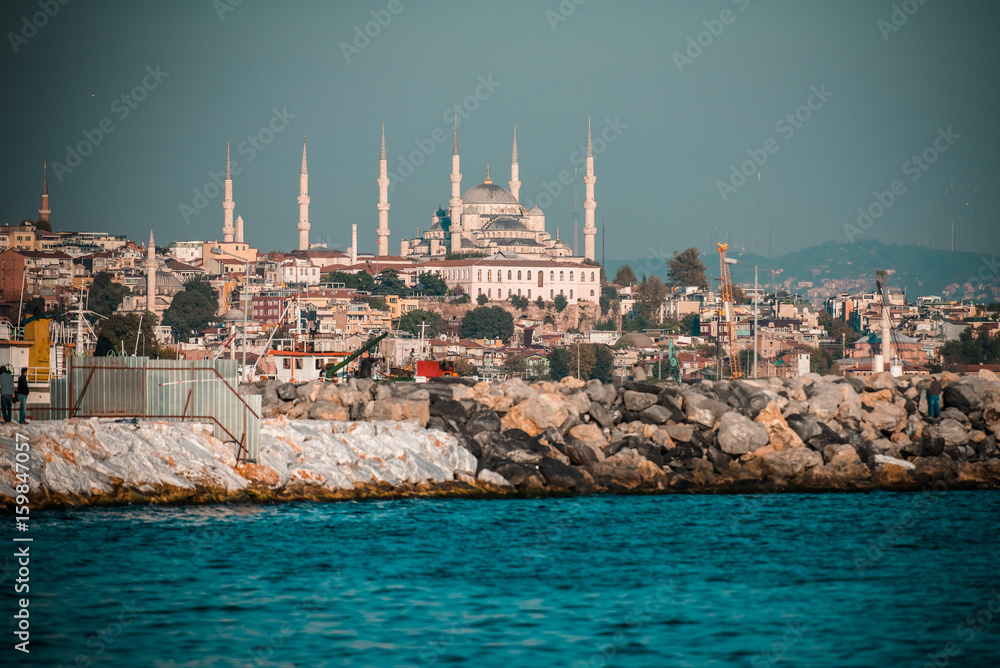 Fototapeta premium Blue Mosque view