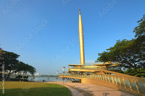 Photography Alaf Baru monument in Putrajaya, Malaysia