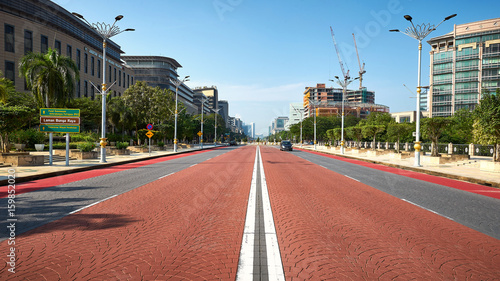 Photography Empty road in Putrajaya, Malaysia