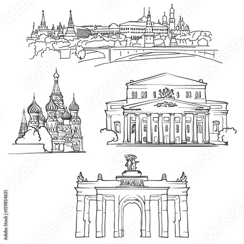 Moscow, Russia, Famous Buildings