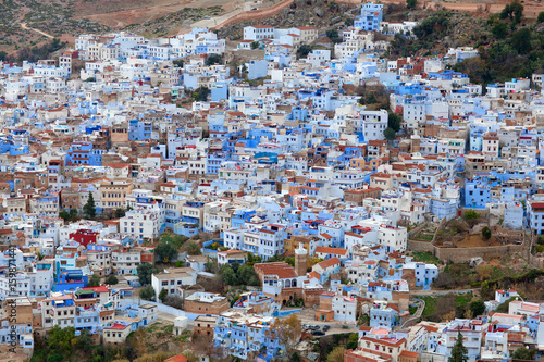 Medina of famous Chefchaouen blue city in Morocco, Africa © Zzvet