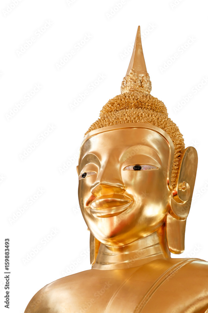 Gloden buddha statue.