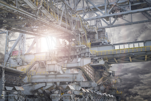 Wallpaper Mural huge old transportation bridge for lignite Torontodigital.ca