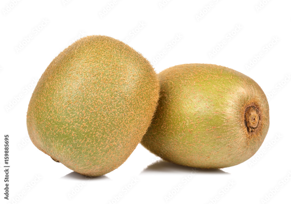 Kiwi fruit isolated on the white background Kiwi fruit isolated on the white background