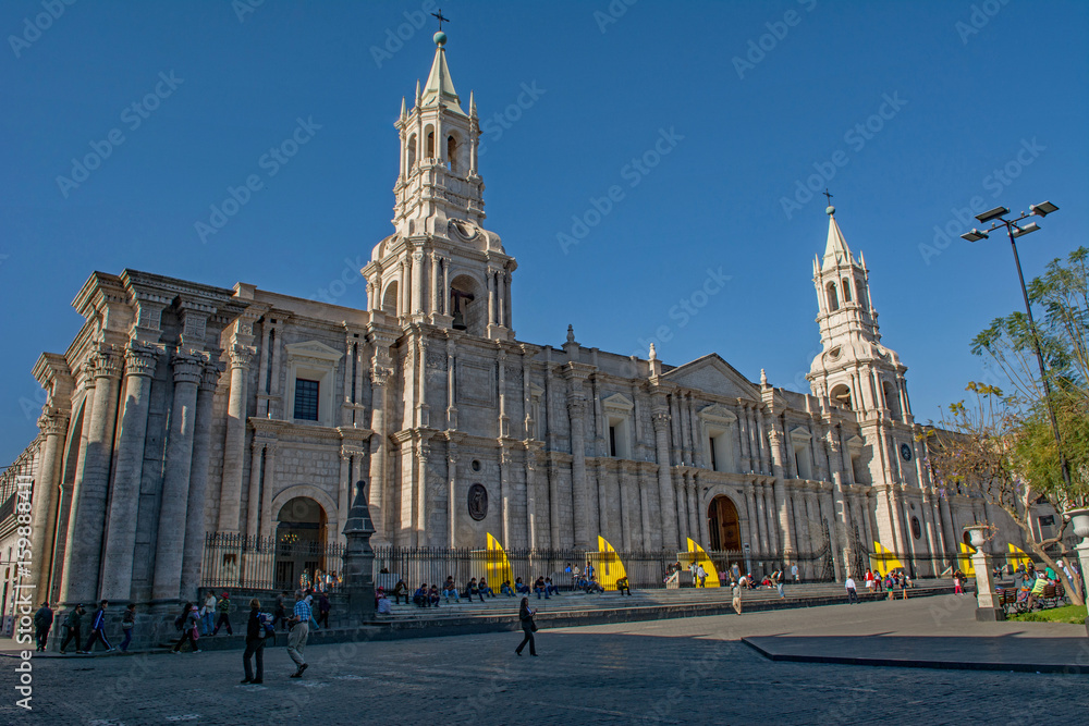 Peru Arequipa Basilica Cathedral E.jpg