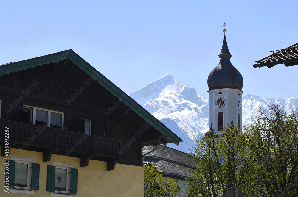 Pfarrkirche St.Martin vor Alpspitze, Garmisch-Partenkirchen