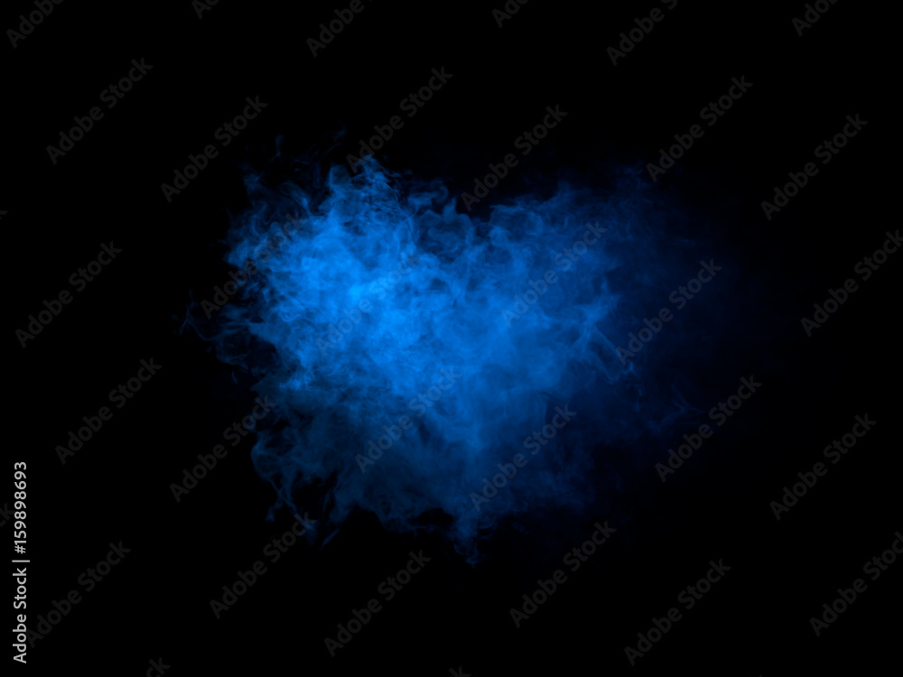 Abstract smoky heart on black background. Abstract smoky heart on black background.