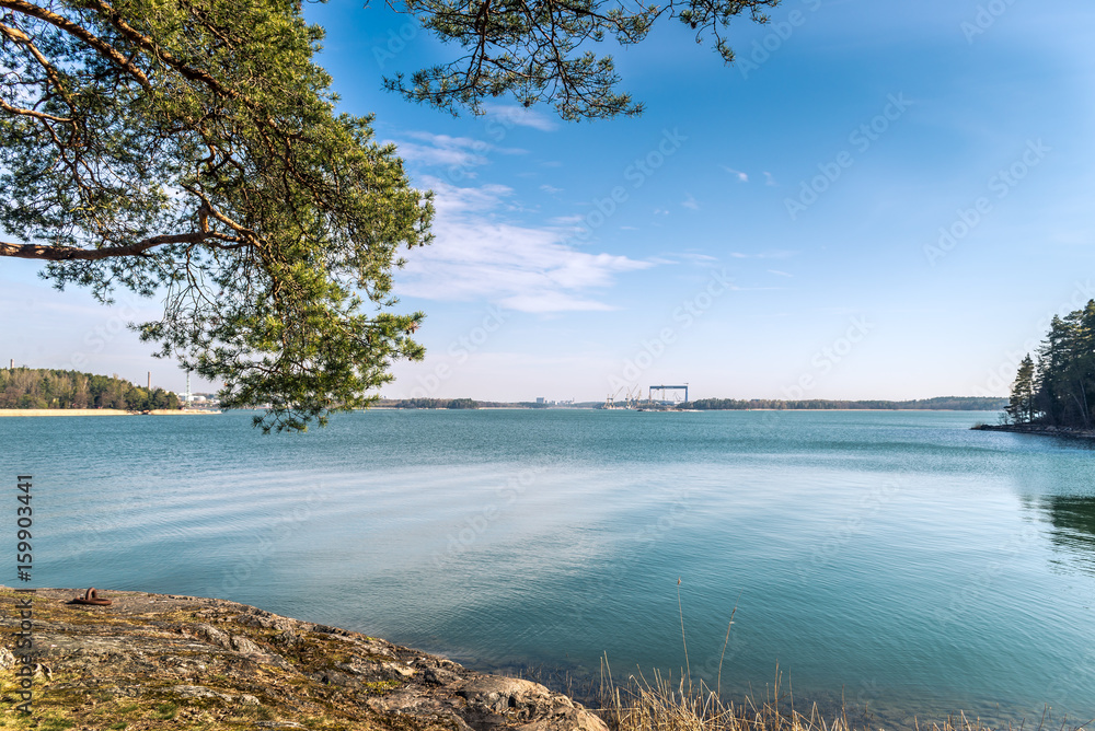 Baltic seaview in summer. Baltic seaview in summer.