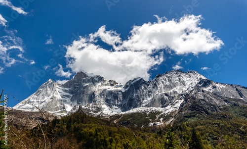 Mount Siguniang - four sister mountains in Sichuan China