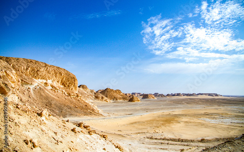 A stunning view of the Western Desert  Farafra  Egypt.