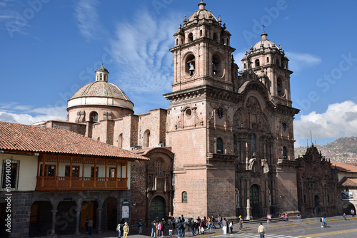 Eglise de la Compania de Jesus plaza de Armas à Cusco au Pérou