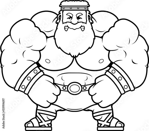 Angry Cartoon Zeus