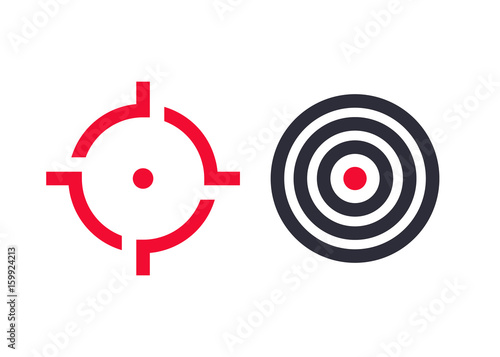 crosshair and target icons