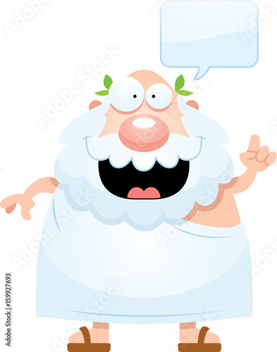 Cartoon Greek Talking