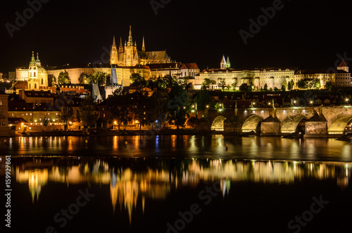 Summer night in Prague, Czech Republic © marekkania