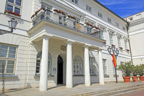 Wismar  Klassizistisches Rathaus  1819  Mecklenburg-Vorpommern 