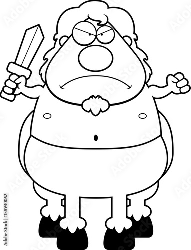 Angry Cartoon Centaur