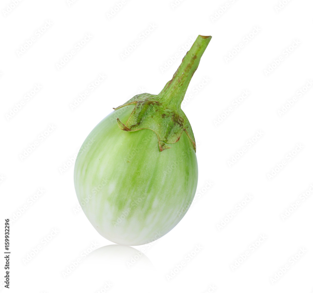 thai eggplants isolated on white background thai eggplants isolated on white background